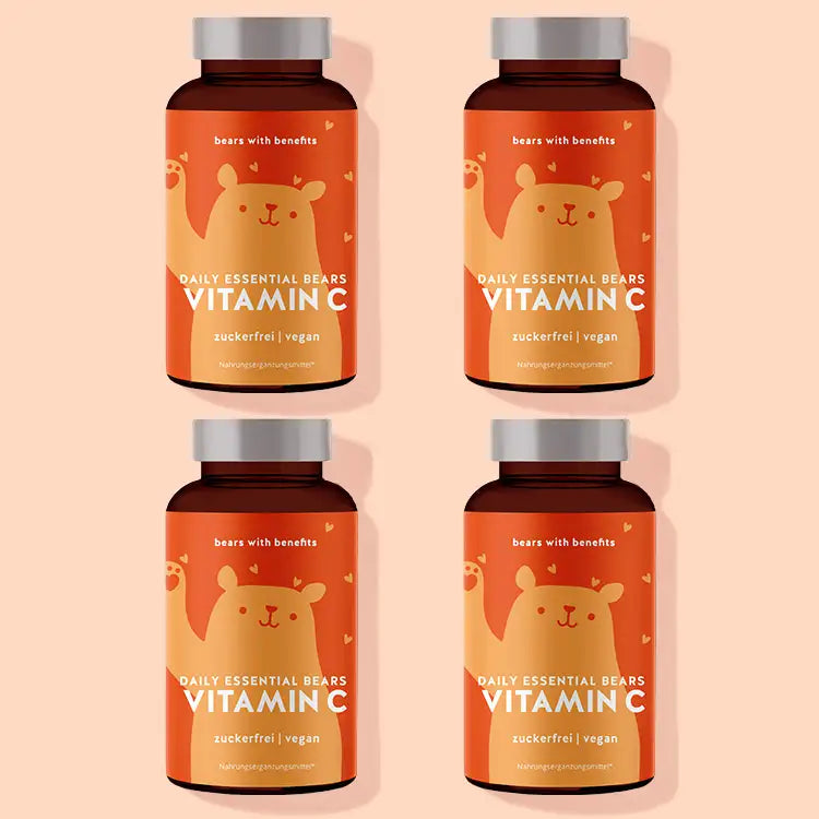 Die Daily Essential Bears Vitamine mit Eisen von Bears with Benefits als 3 Monatskur.